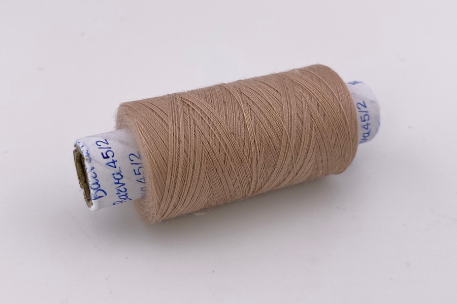 Нитки армовані №45/2 300 м Barva, рожевий брудний, 6053