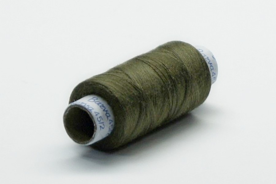 Нитки армовані №45/2 300 м Barva, хакі натуральний, 4006