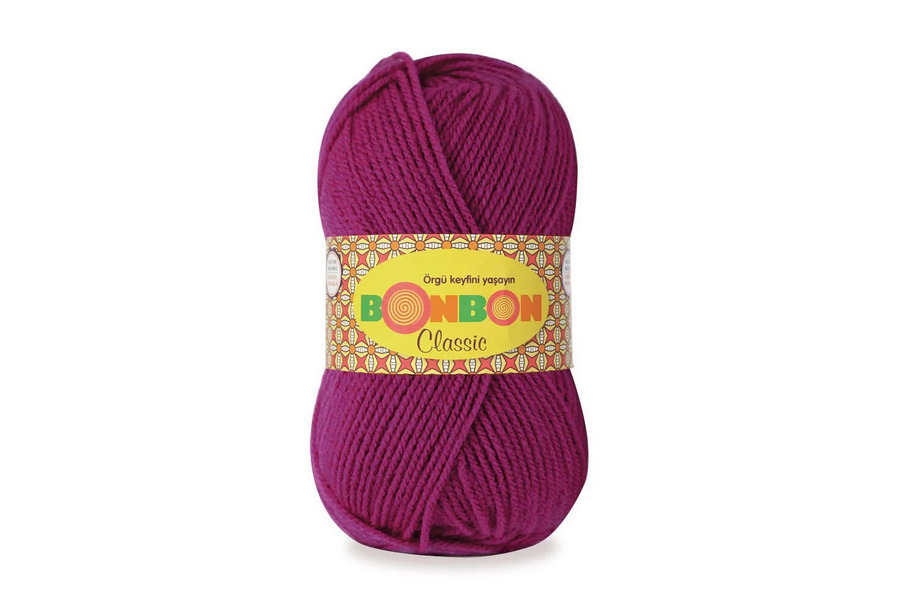 Пряжа Bonbon classic 100гр/200м NAKO, фуксія, 98634