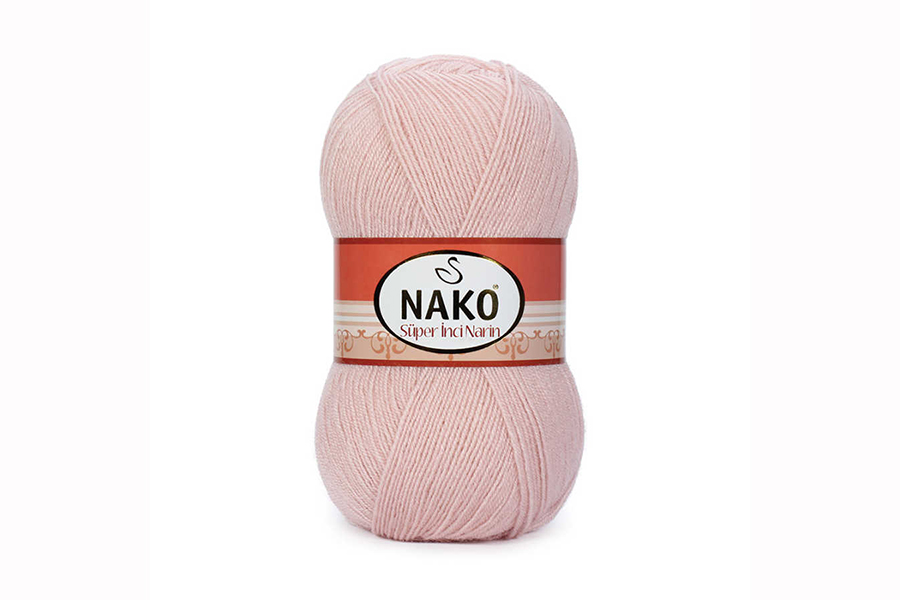 Пряжа Super inci 100гр/260м NAKO, рожевий, 1479