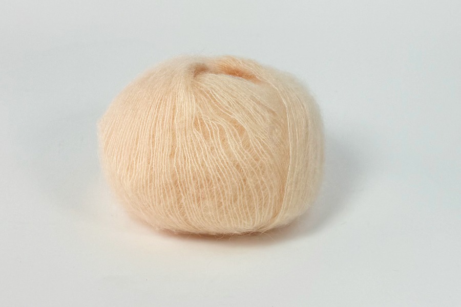 Пряжа Mohair 25гр/200м, персиковий, 8
