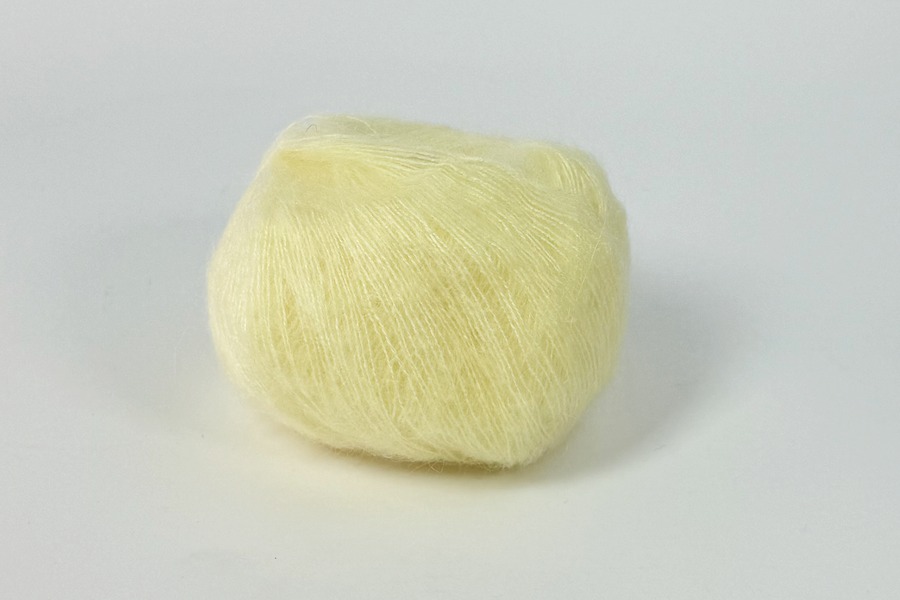 Пряжа Mohair 25гр/200м, жовтий, 16