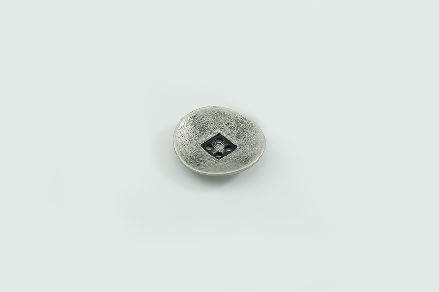 Гудзик металевий 18 мм Mertbutton, нікель, MTL-63-28-nik