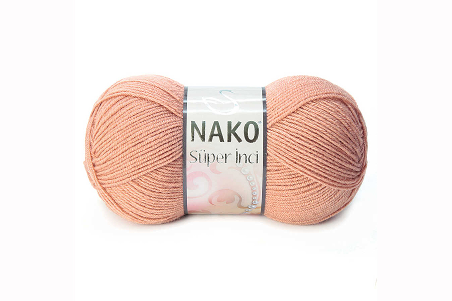Пряжа Super inci 100гр/260м NAKO, молочний, 11071