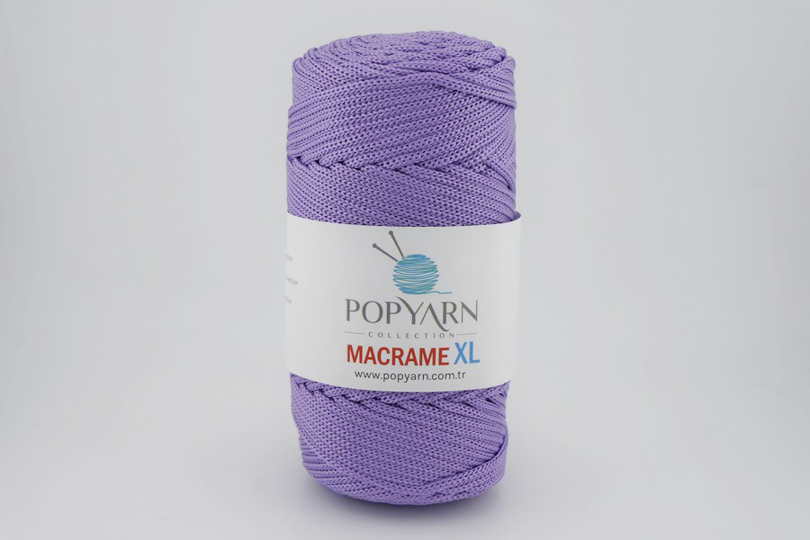 Пряжа Macrame XL 250гр/125м POPYARN, бузковий, 437