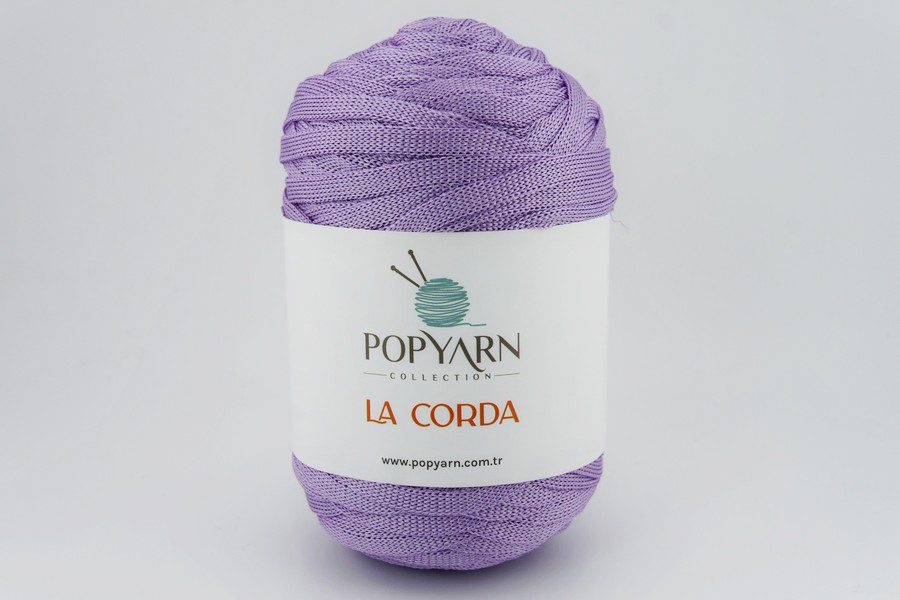 Пряжа La Corda 250гр/100м POPYARN, бузковий, 2036