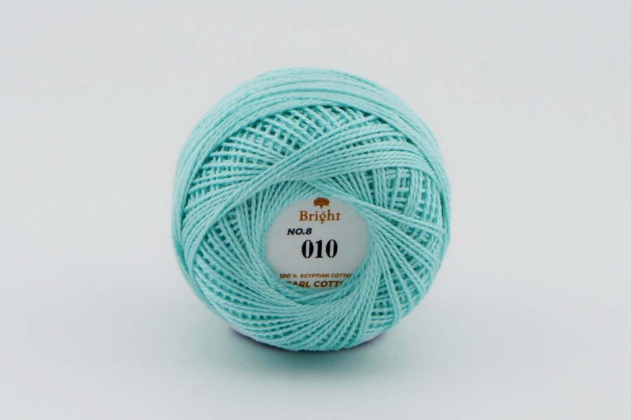 Нитки Ірис 10гр/80м Bright, бірюзовий