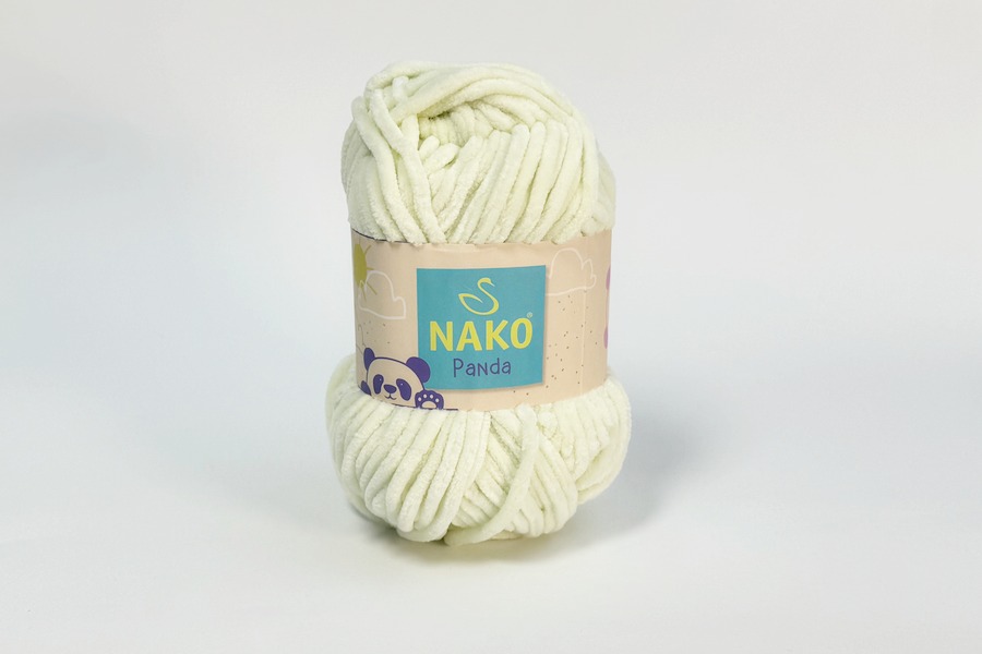Пряжа Nako panda 100гр/120м, салатовий, 3118
