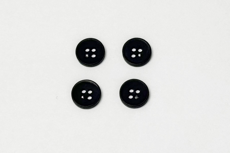 Гудзик 11.5 мм Mertbutton, чорний, AVR-4-18-000