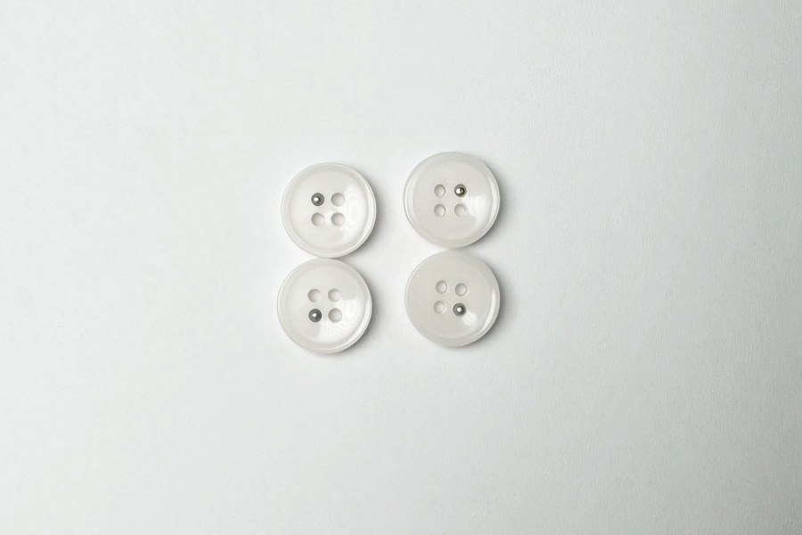 Гудзик 15 мм Mertbutton, рожевий молочний, 3107-24-1142