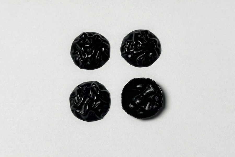 Гудзик металевий 23 мм Mertbutton, чорний, UTS-42-36-black