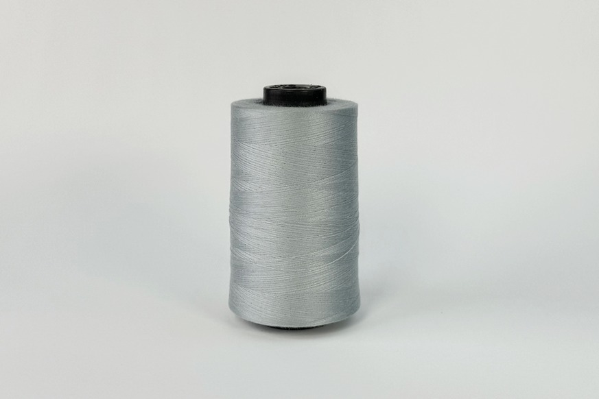Нитки ПЕ №40/2 5000 м Barva, сірий світлий, 5005