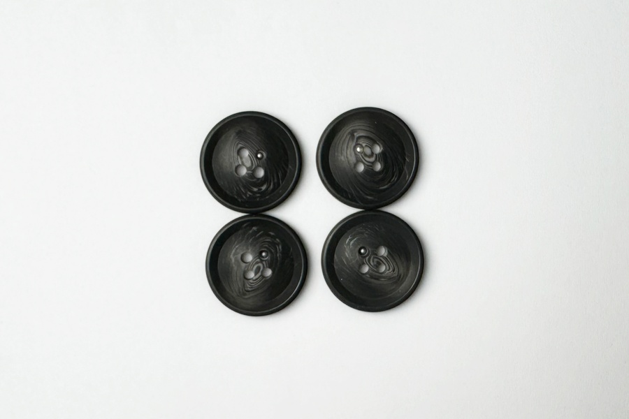 Гудзик 23 мм Mertbutton, сірий темний, 3207-36-0893
