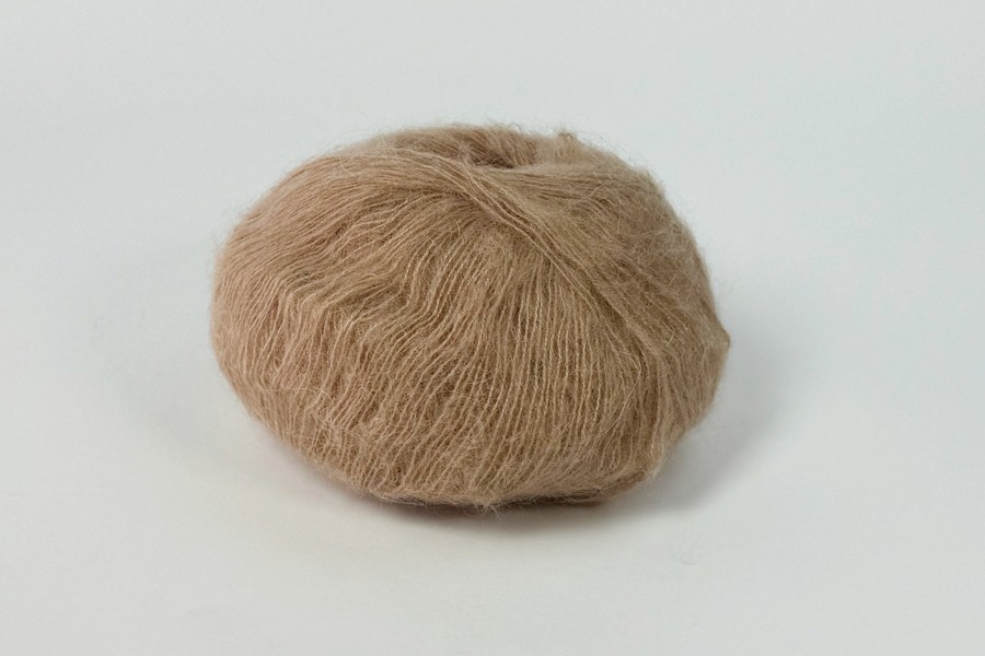 Пряжа Mohair 25гр/200м, бежевий, 14