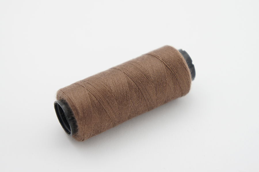 Нитки ПЕ №40/2 250 м Barva, коричневий світлий, 7087