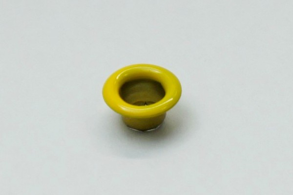 Блочки 6.0 мм Castiglioni, жовтий канарейковий