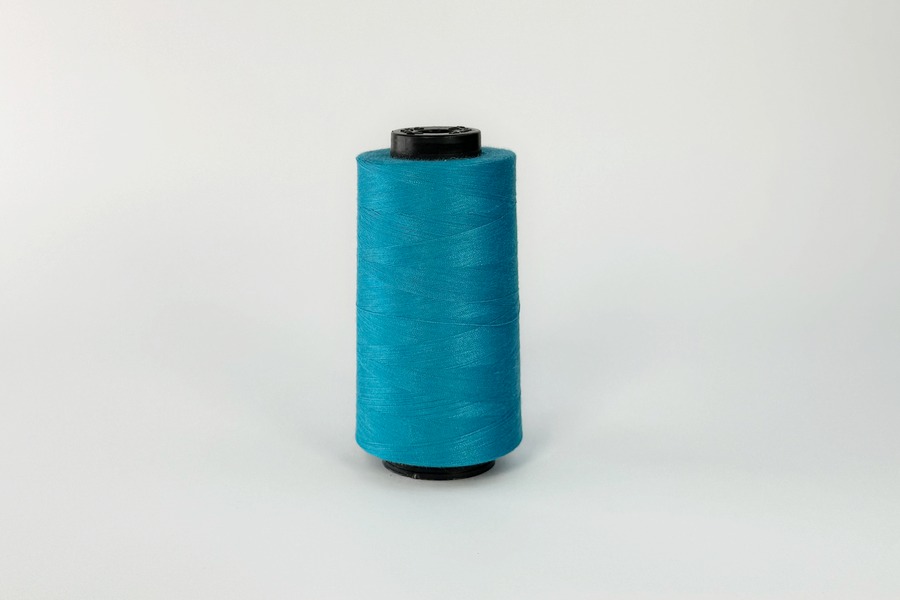 Нитки ПЕ №40/2 5000 м Barva, бірюзовий яскравий, 2015