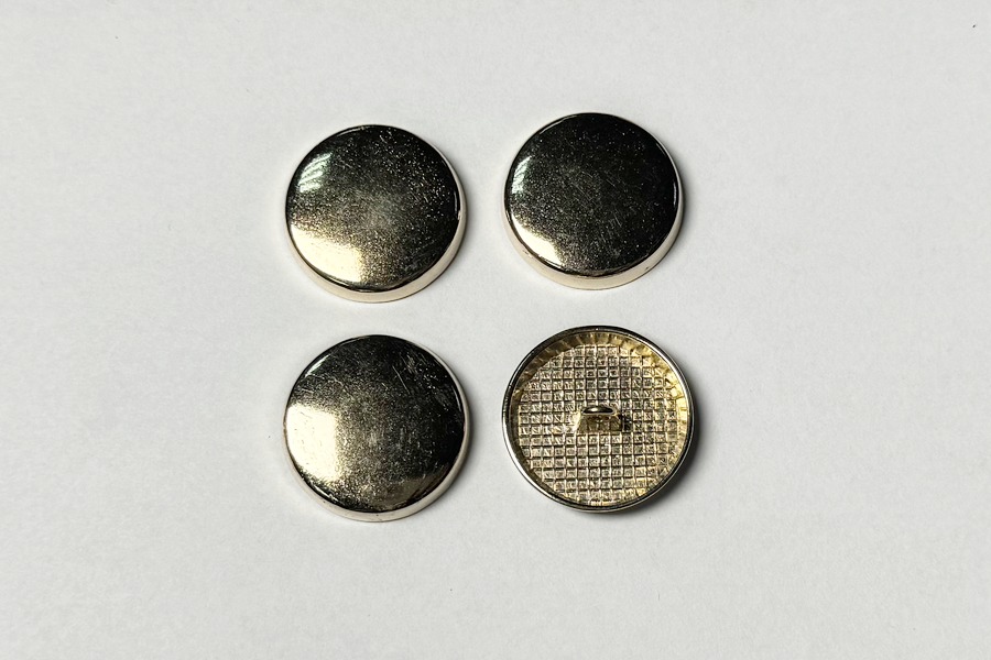 Гудзик металевий 25 мм Mertbutton, золото, CN-26-40-gold
