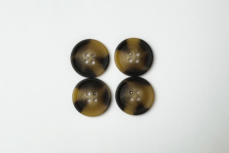 Гудзик 23 мм Mertbutton, коричневий світлий, 3207-36-1331