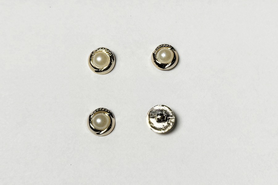 Гудзик 12.5 мм Mertbutton, золото, HD-474-20-gold