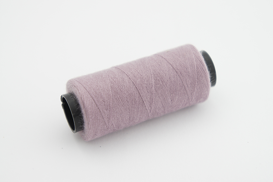 Нитки ПЕ №40/2 250 м Barva, бузковий брудний, 6055