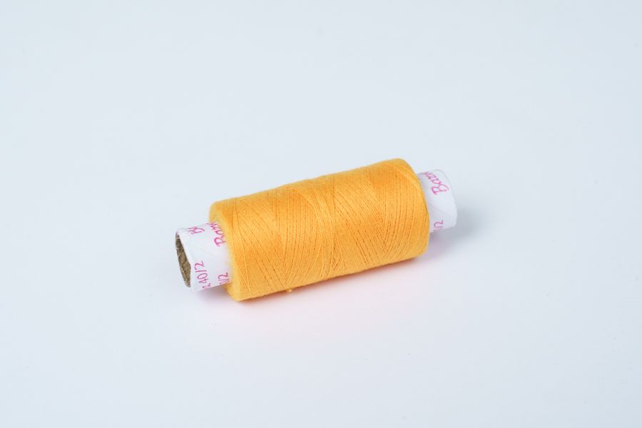 Нитки ПЕ №40/2 250 м Barva, помаранчевий світлий, 3022
