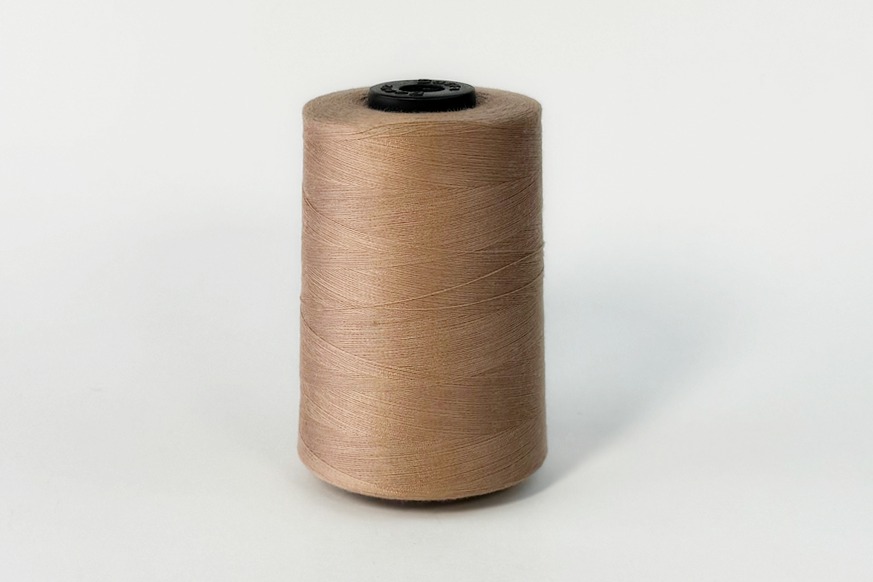 Нитки ПЕ №40/2 5000 м Barva, коричневий світлий, 6092