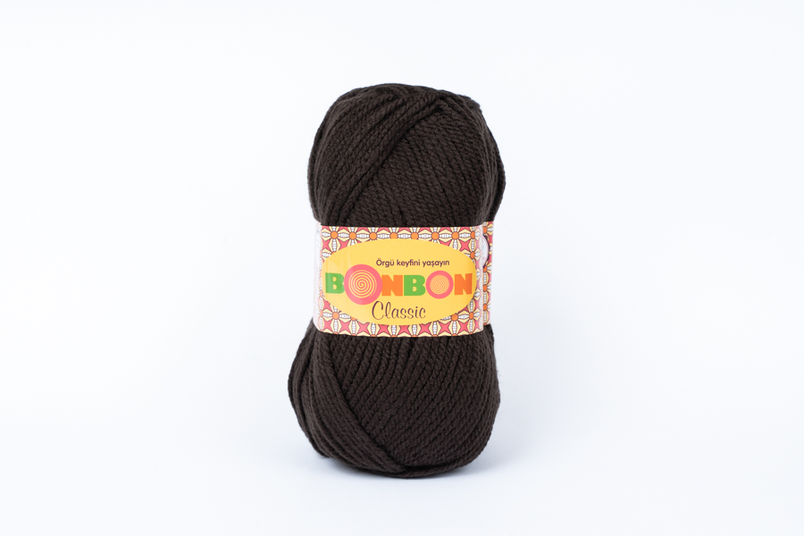 Пряжа Bonbon classic 100гр/200м NAKO, коричневий, 98582