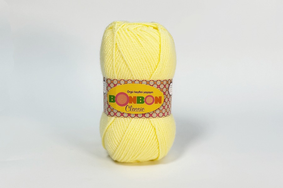 Пряжа Bonbon classic 100гр/200м NAKO, жовтий, 98595