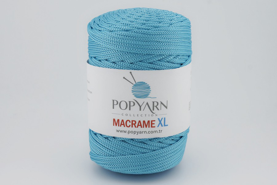 Пряжа Macrame XL 250гр/125м POPYARN, бірюзовий, 453
