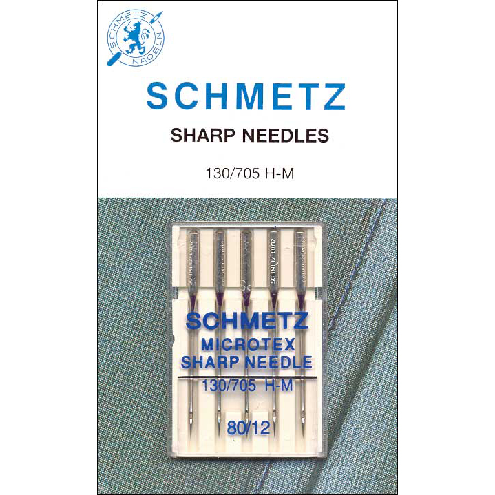 Голки із особливо гострим і тонким вістрям MICROTEX №80 SCHMETZ