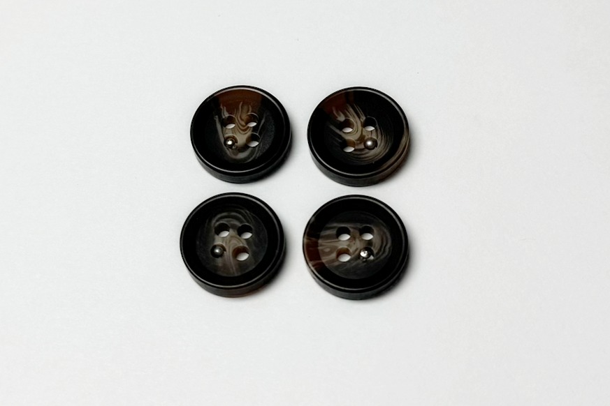 Гудзик 15 мм Mertbutton, різнокольоровий, POB-12058-24