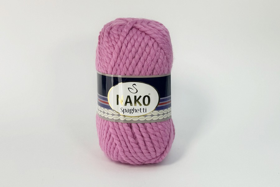 Пряжа Spaghetti 100гр/60м NAKO, рожевий, 6750