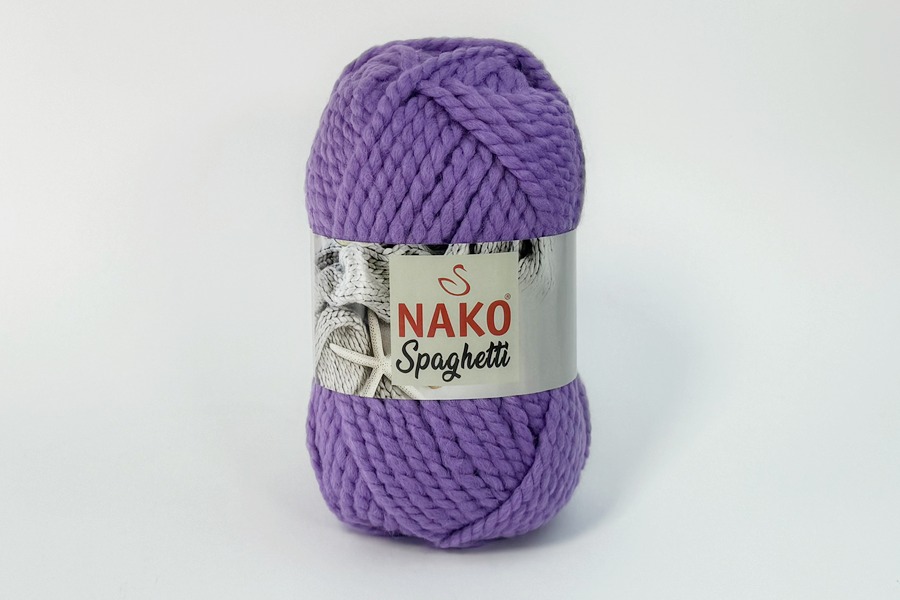 Пряжа Spaghetti 100гр/60м NAKO, бузковий, 867