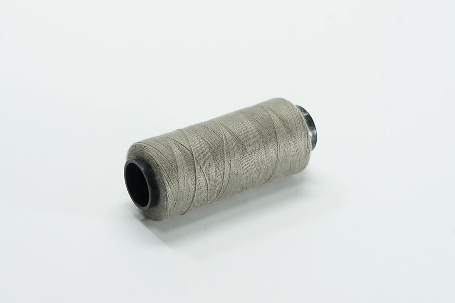 Нитки ПЕ №40/2 250 м Barva, сірий натуральний, 7050