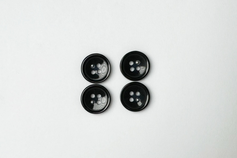 Гудзик 15 мм Mertbutton, синій темний, 3107-24-0859