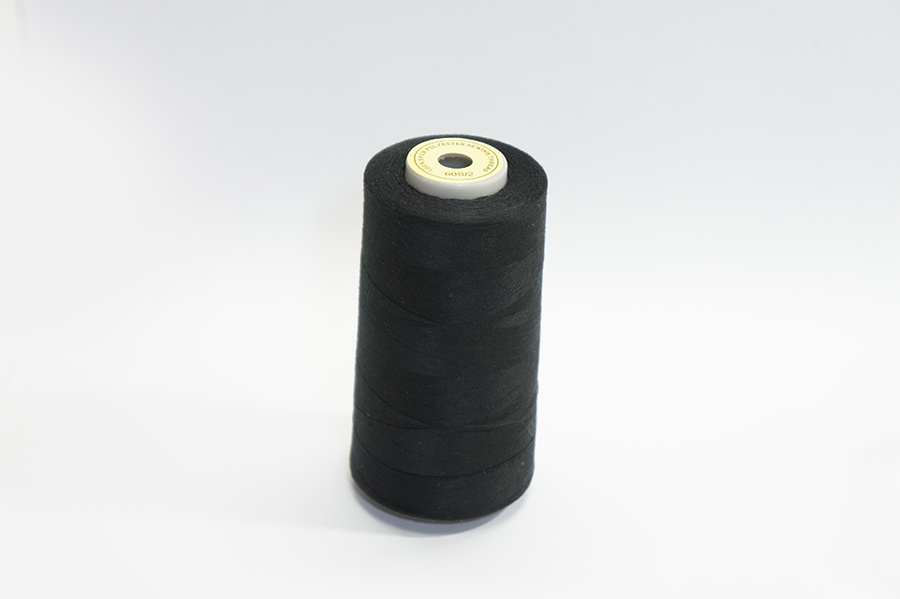 Нитки ПЕ №60/2 5000 м MH, чорний