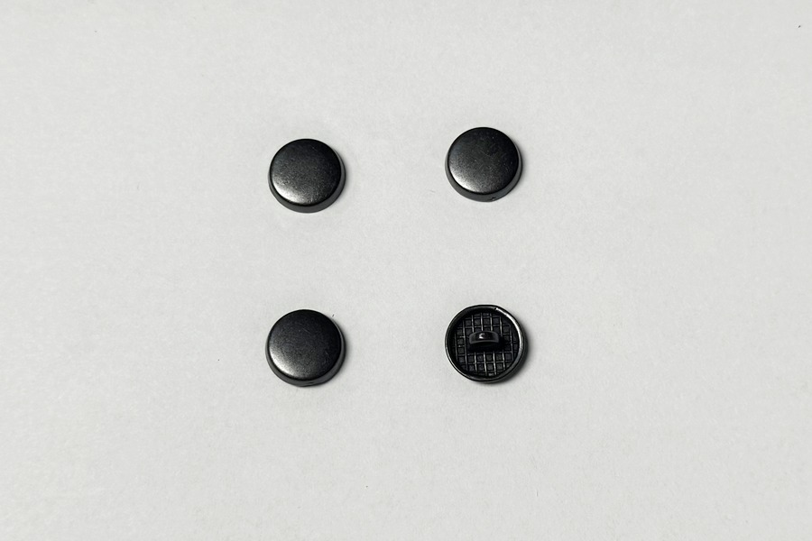 Гудзик металевий 12.5 мм Mertbutton, чорний, CN-26-20-black