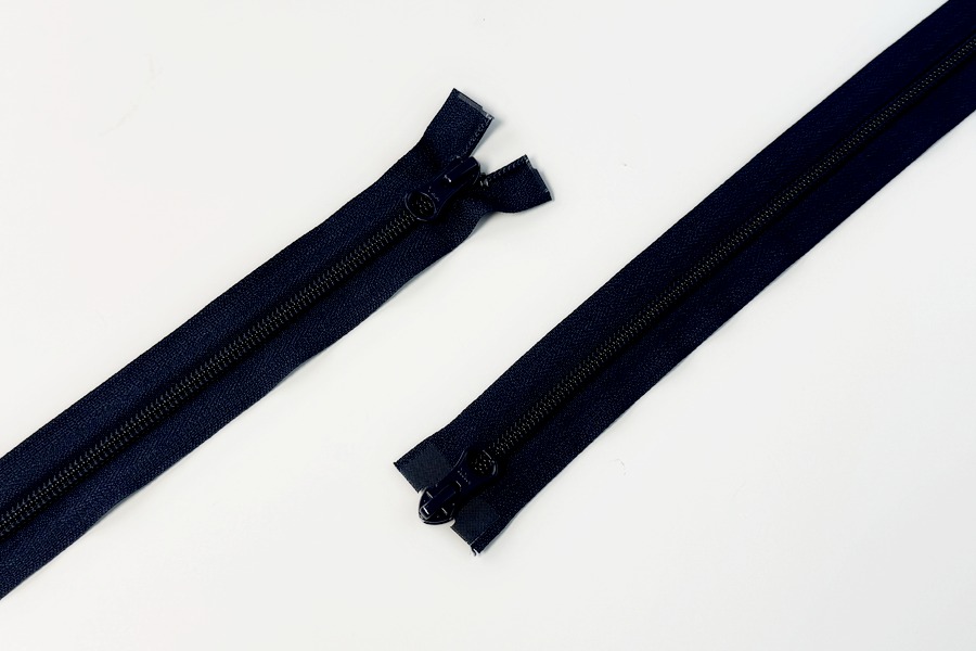Блискавка YKK, T5, 2 замки, 75 см, синій темний