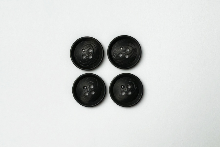 Гудзик 20 мм Mertbutton, сірий темний, 3207-32-0893