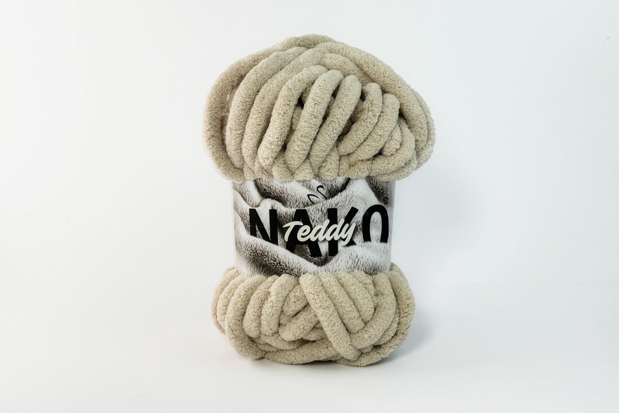 Пряжа Teddy 200гр/22м NAKO, бежевий, 13955