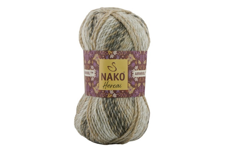 Пряжа Hercai 100гр/156м NAKO, секційного фарбування, 7309
