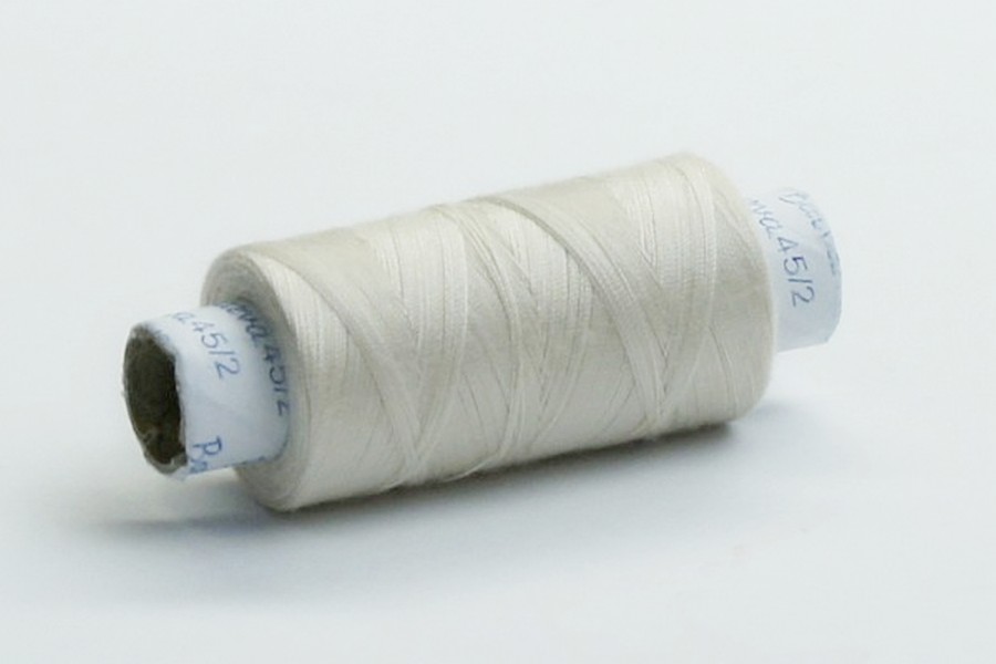 Нитки армовані №45/2 300 м Barva, молочний натуральний, 1014