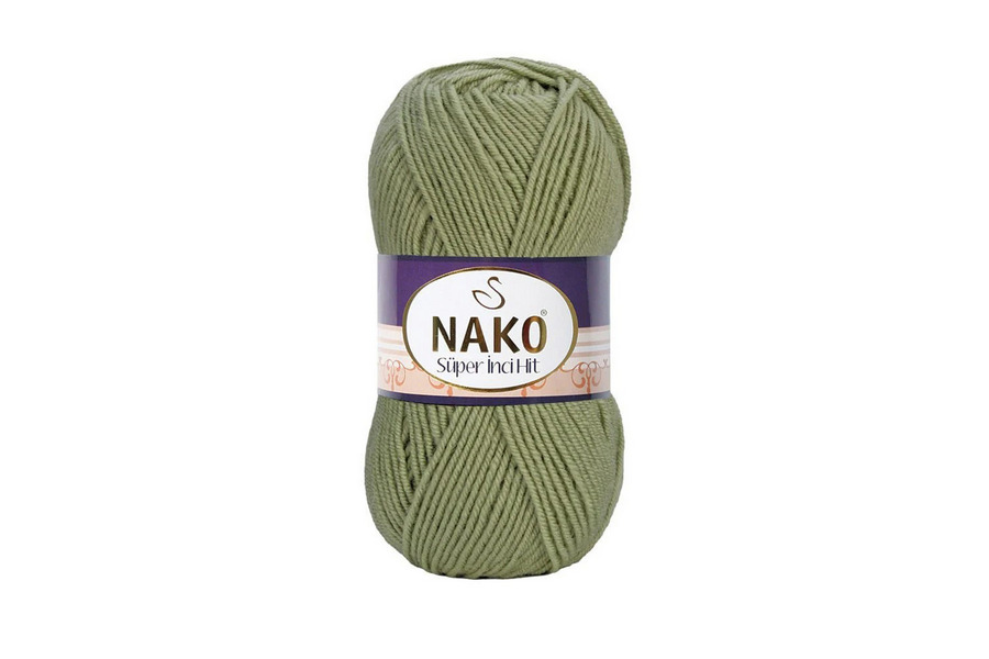 Пряжа Super inci hit 100гр/180м NAKO, полиновий, 13919