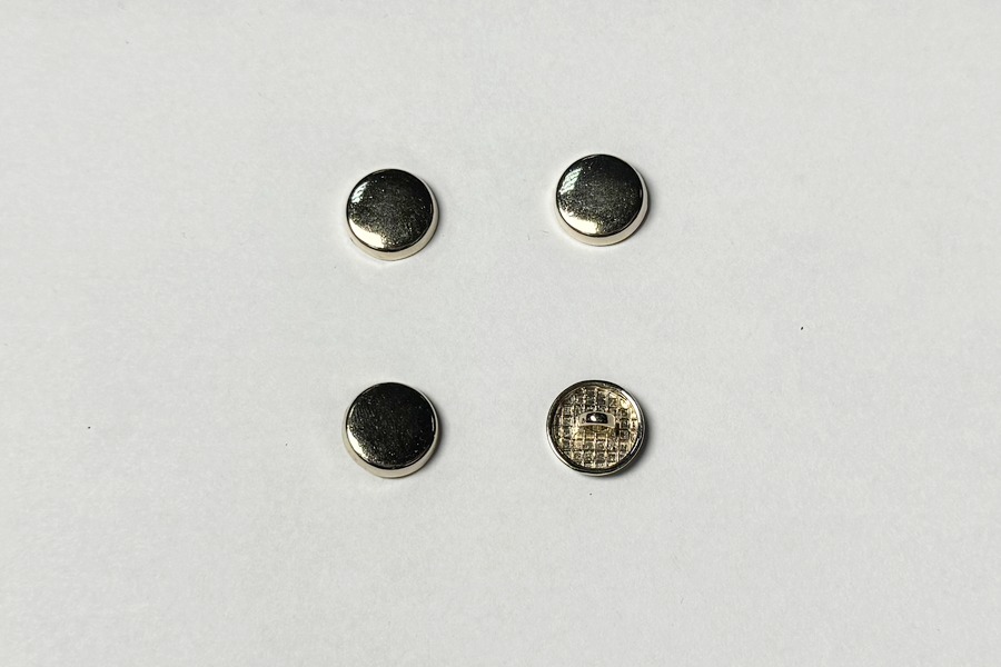 Гудзик металевий 12.5 мм Mertbutton, золото, CN-26-20-gold
