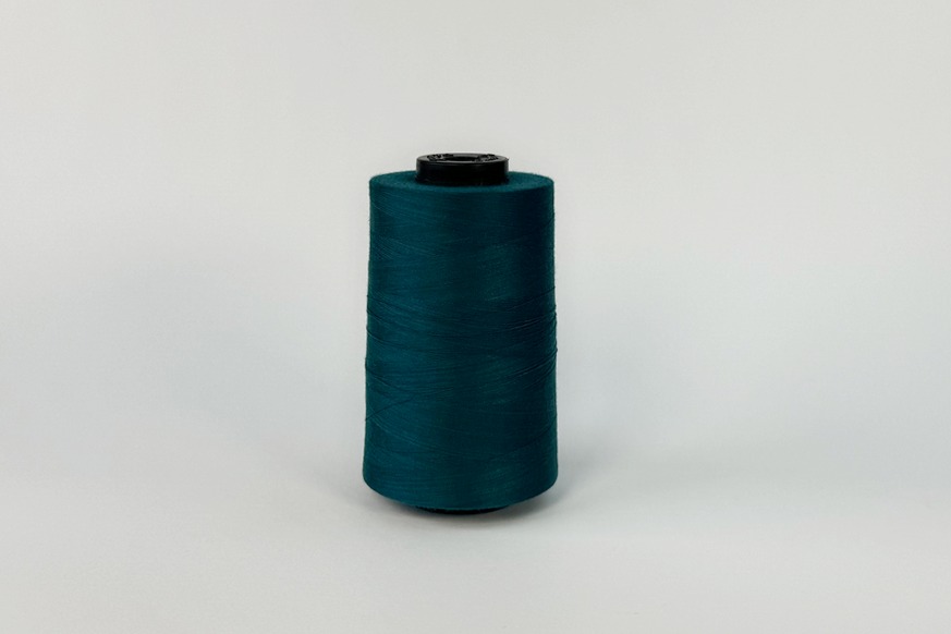 Нитки ПЕ №40/2 5000 м Barva, бірюзовий темний, 2016