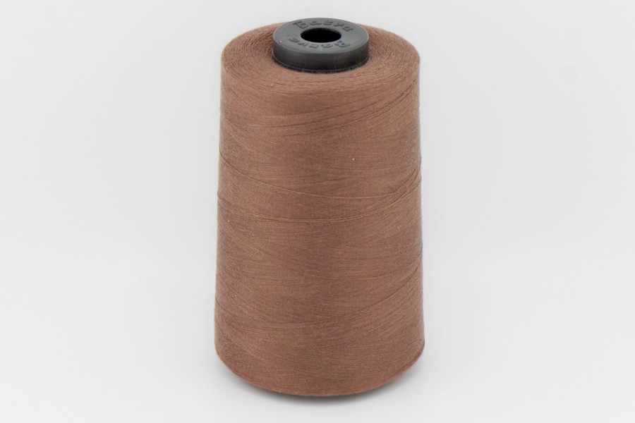 Нитки ПЕ №40/2 5000 м Barva, коричневий натуральний, 7088