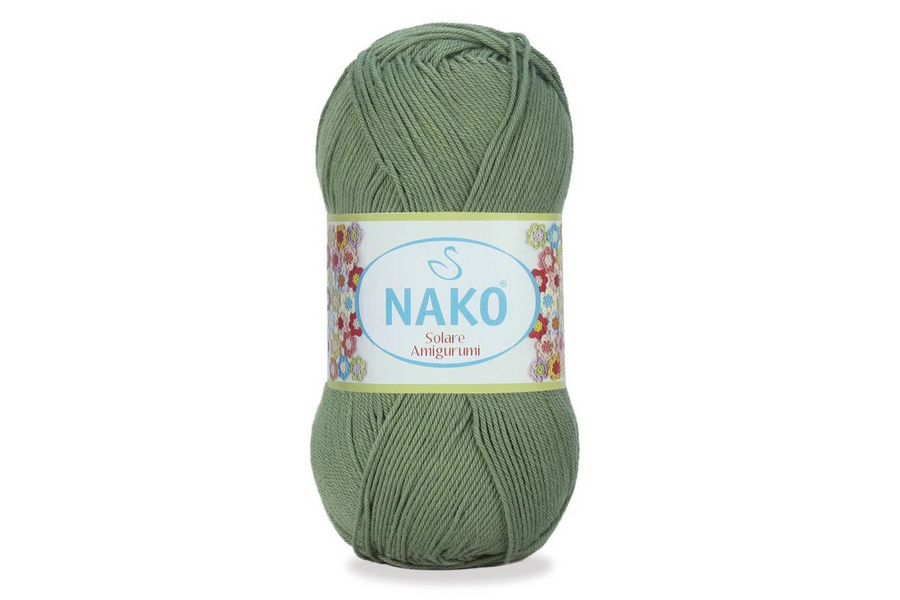 Пряжа Solare amigurumi 100гр/270м NAKO, полиновий, 11253