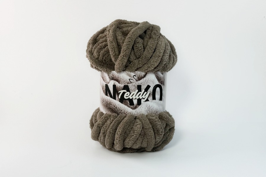 Пряжа Teddy 200гр/22м NAKO, какао, 14228