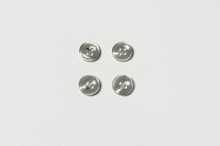 Гудзик 11.5 мм Mertbutton, сірий блідий, 3407-18-1248